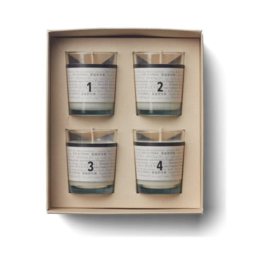 Geurkaarsen 4 pack - Advent calendar